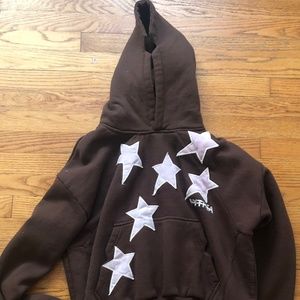 Pythia peripheral star hoodie with pink stars (S)